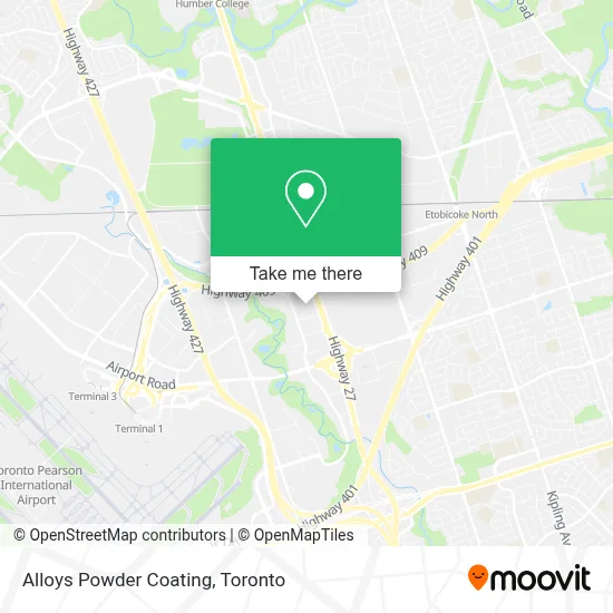 Alloys Powder Coating map