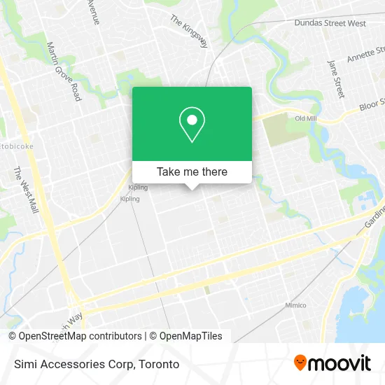 Simi Accessories Corp map