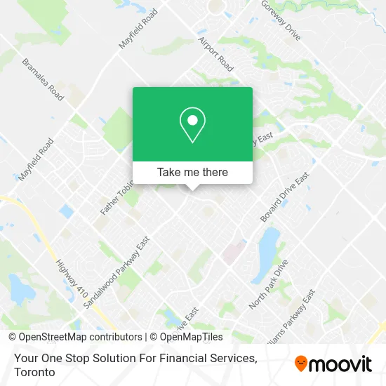 Your One Stop Solution For Financial Services map