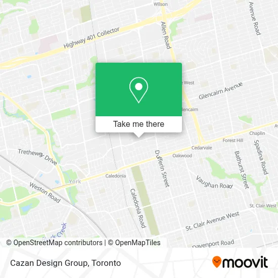 Cazan Design Group map