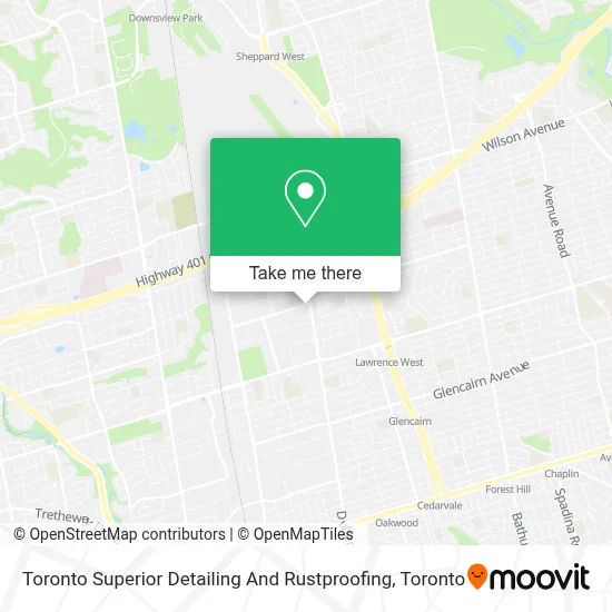 Toronto Superior Detailing And Rustproofing map