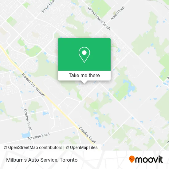 Milburn's Auto Service map