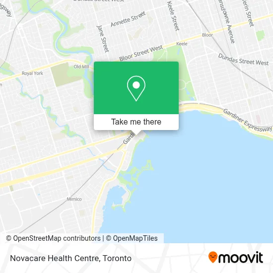 Novacare Health Centre map