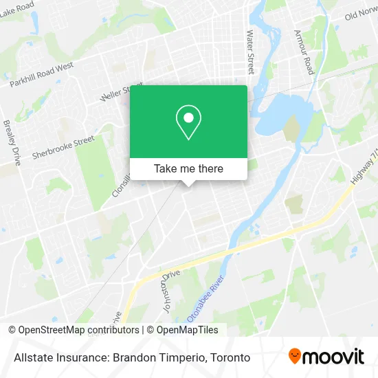 Allstate Insurance: Brandon Timperio map