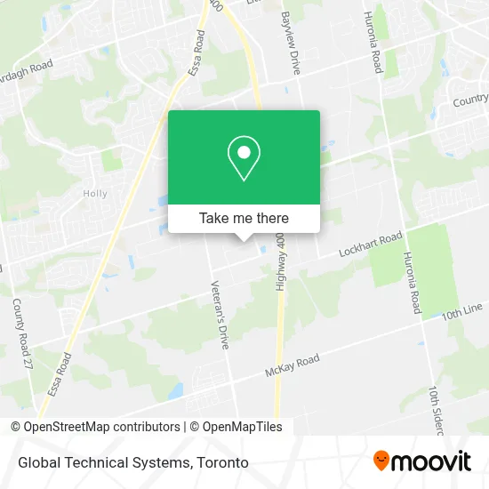 Global Technical Systems map