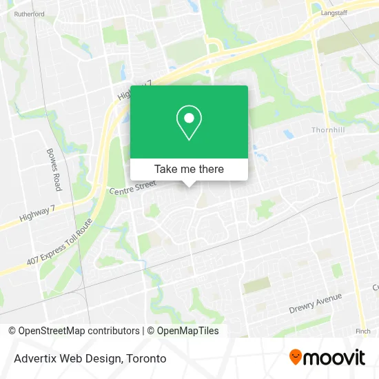Advertix Web Design map