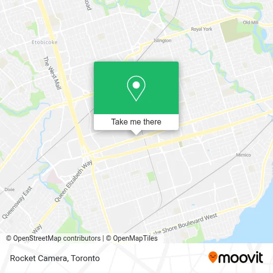Rocket Camera map
