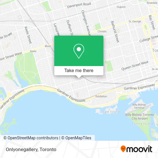 Onlyonegallery map