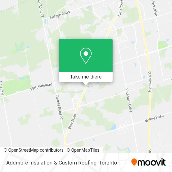 Addmore Insulation & Custom Roofing map