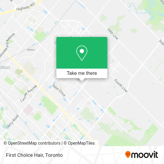 First Choice Hair map