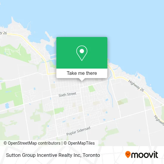 Sutton Group Incentive Realty Inc map