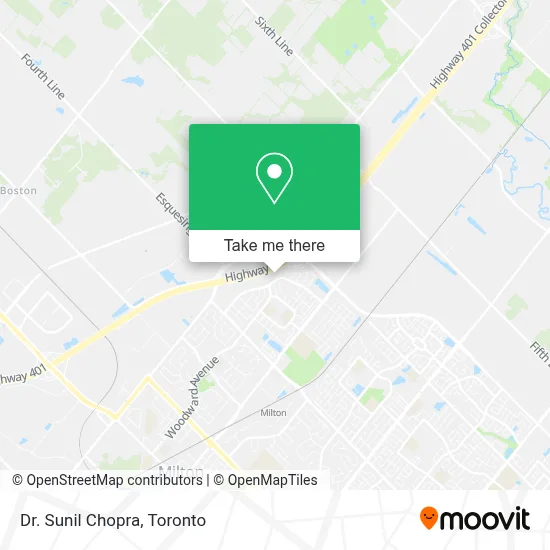 Dr. Sunil Chopra map