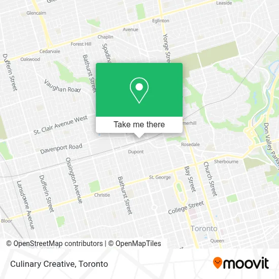 Culinary Creative map