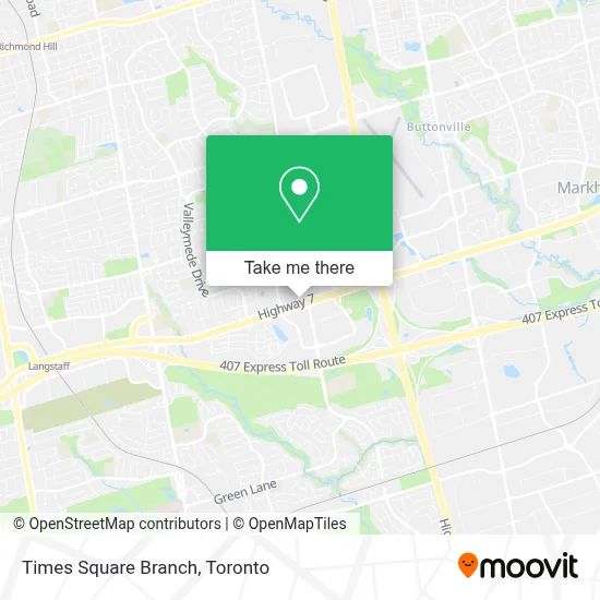 Times Square Branch map