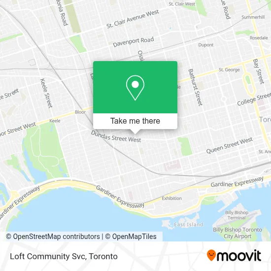 Loft Community Svc map