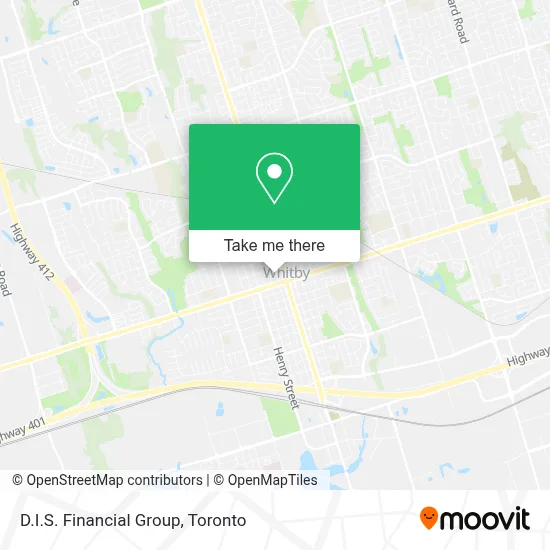 D.I.S. Financial Group map