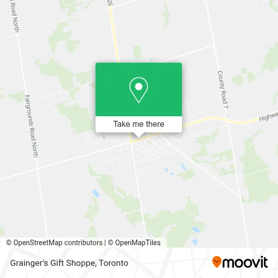 Grainger's Gift Shoppe map