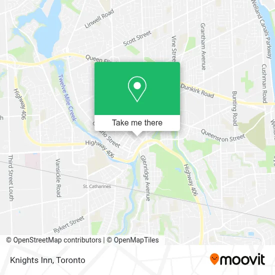 Knights Inn map
