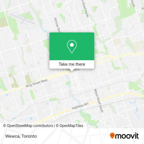Wewca map