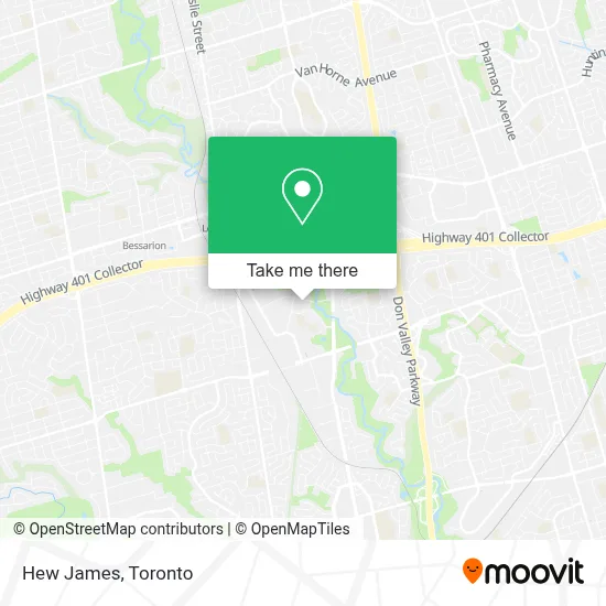 Hew James map