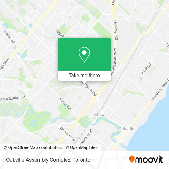 Oakville Assembly Complex map