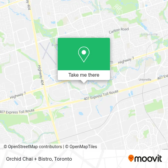 Orchid Chai + Bistro map