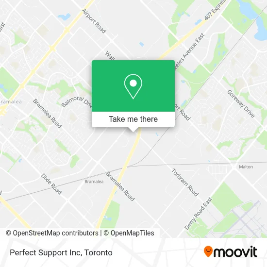Perfect Support Inc map