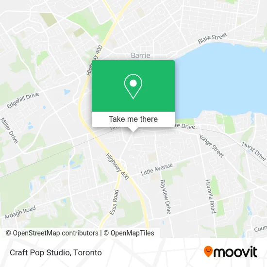 Craft Pop Studio map