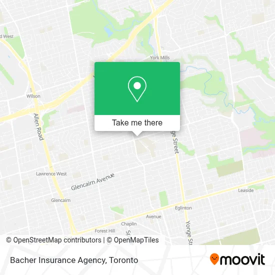 Bacher Insurance Agency map