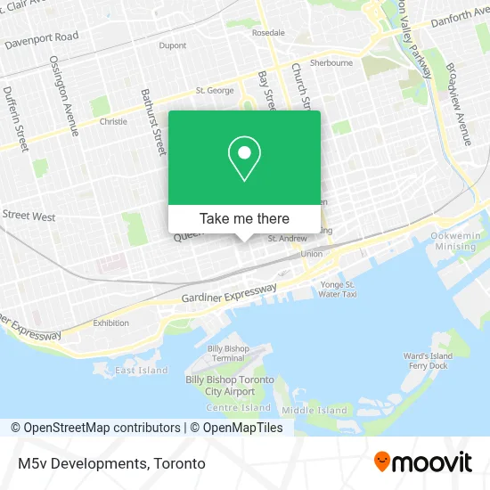 M5v Developments map