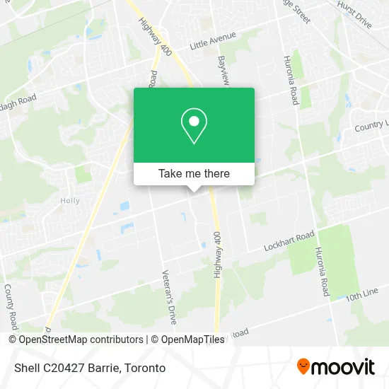 Shell C20427 Barrie map
