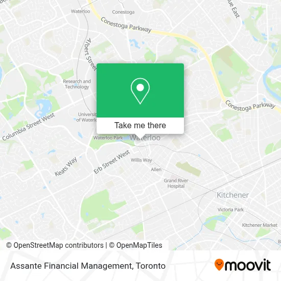 Assante Financial Management map