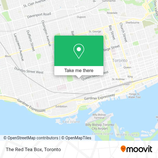 The Red Tea Box map