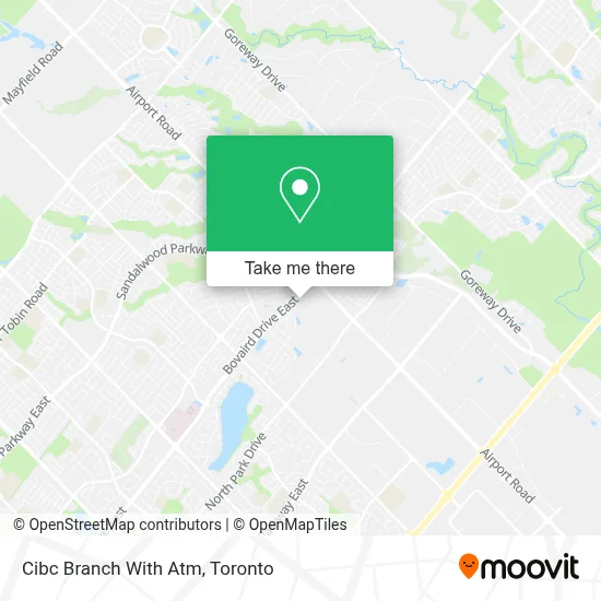 Cibc Branch With Atm map