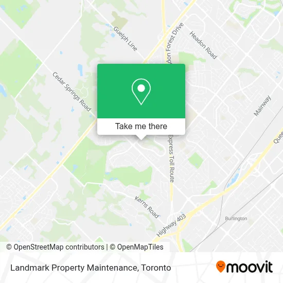 Landmark Property Maintenance map