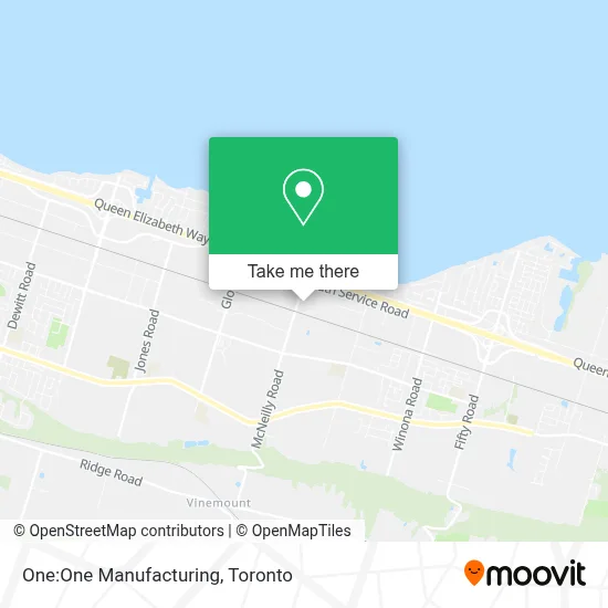 One:One Manufacturing map