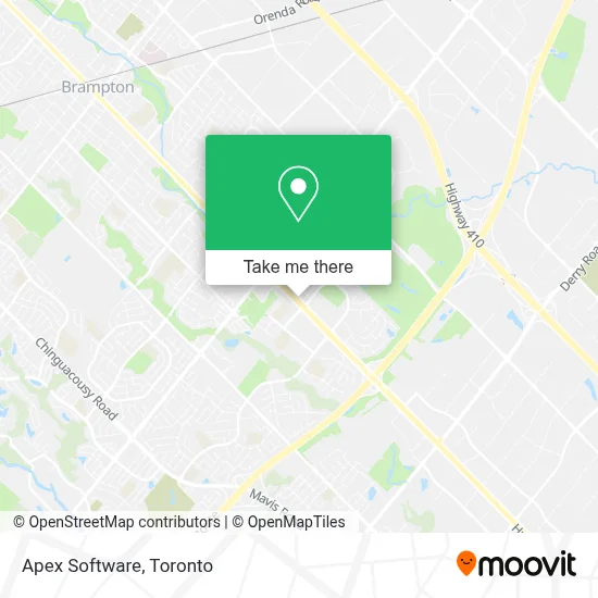 Apex Software map