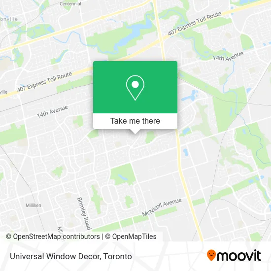 Universal Window Decor map