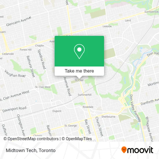 Midtown Tech map