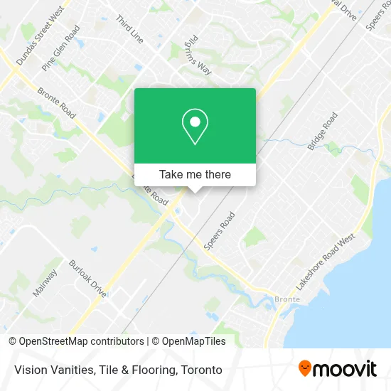 Vision Vanities, Tile & Flooring map