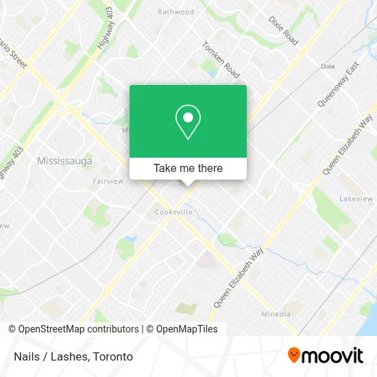 Nails / Lashes map