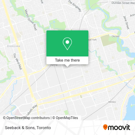 Seeback & Sons map