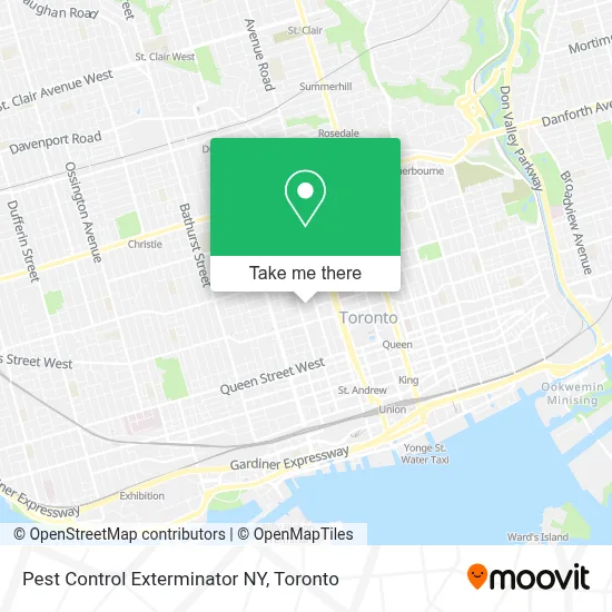 Pest Control Exterminator NY map