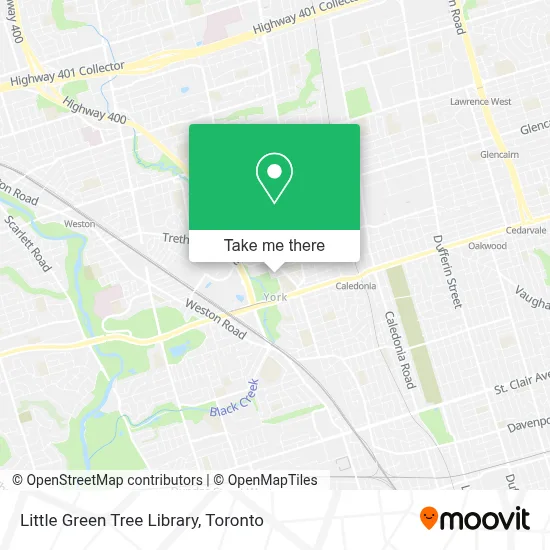 Little Green Tree Library map