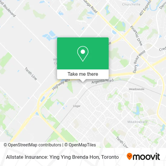 Allstate Insurance: Ying Ying Brenda Hon map
