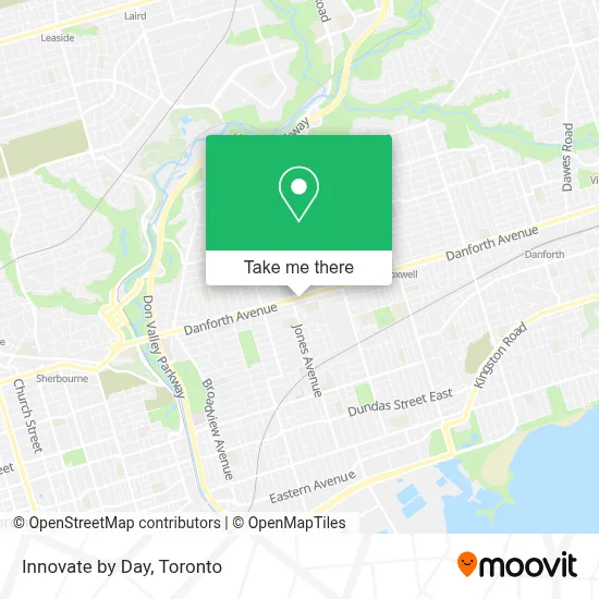 Innovate by Day map