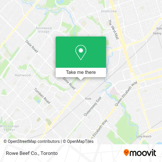 Rowe Beef Co. map