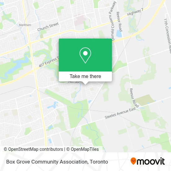 Box Grove Community Association map