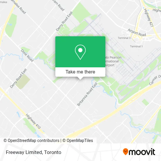 Freeway Limited map