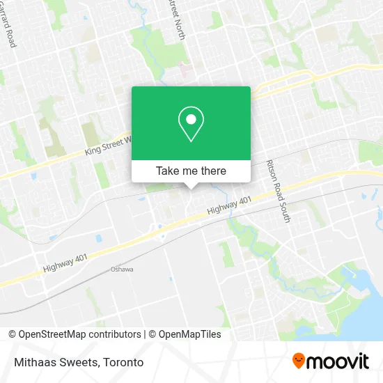 Mithaas Sweets map